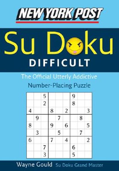 New York Post Difficult Su Doku: The Official Utterly Adictive Number-Placing Puzzle, Wayne Gould - Paperback - 9780061173370
