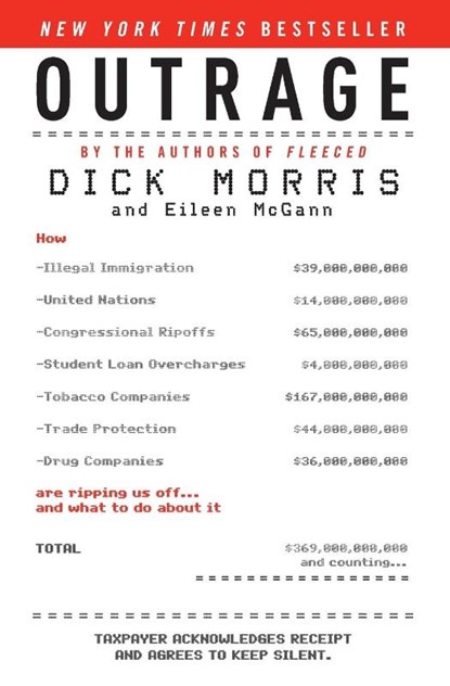 Outrage, Eileen McGann ; Dick Morris - Paperback - 9780061373930