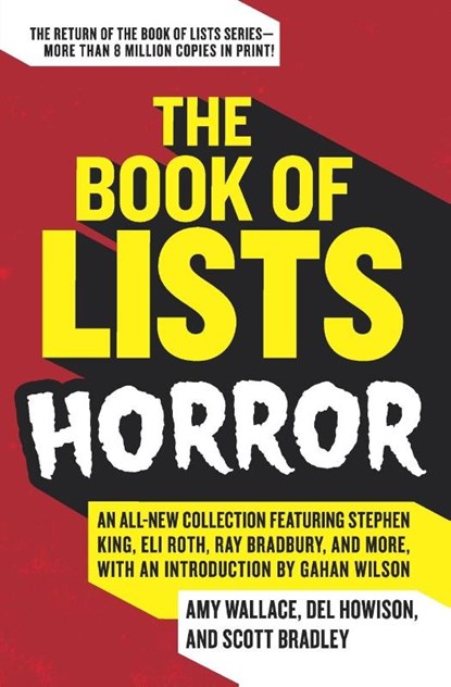 The Book of Lists: Horror, Amy Wallace ; Del Howison ; Scott Bradley - Paperback - 9780061537264