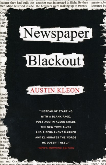 Newspaper Blackout, Austin Kleon - Paperback - 9780061732973