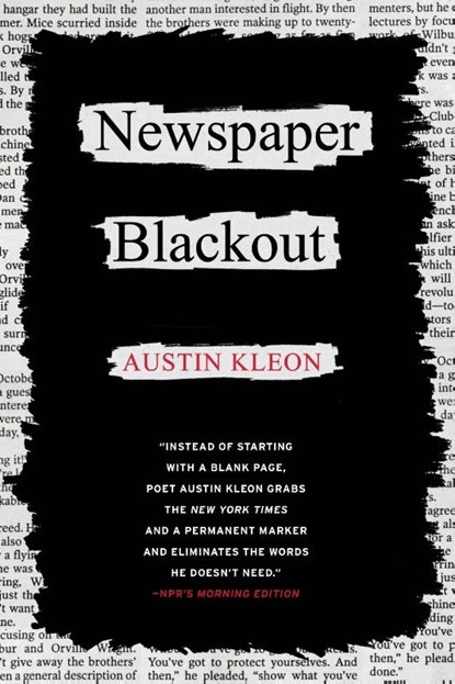 Newspaper Blackout, Austin Kleon - Paperback - 9780061732973