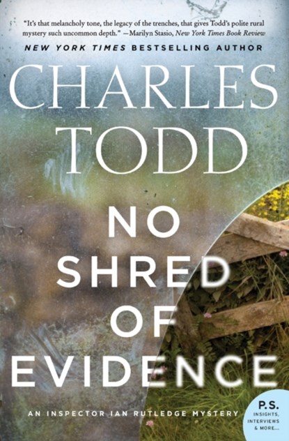 No Shred of Evidence, Charles Todd - Paperback - 9780062386199