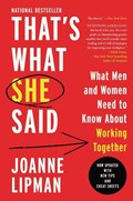 THATS WHAT SHE SAID | Joanne Lipman | 