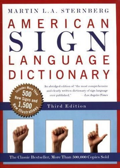 American Sign Language Dictionary, Martin L A Sternberg - Paperback - 9780062736345