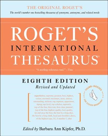 Roget's International Thesaurus, 8th Edition, Barbara Ann Kipfer - Gebonden - 9780062843722