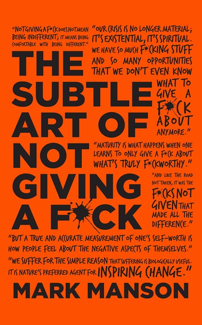Manson, M: Subtle Art of Not Giving a F*ck/Gift Ed., Mark Manson - Gebonden Gebonden - 9780062911544