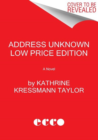 Address Unknown Low Price Edition, Kathrine Kressmann Taylor - Paperback - 9780063239432