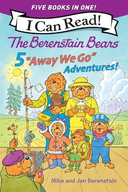 The Berenstain Bears: Five Away We Go Adventures!, Mike Berenstain - Paperback - 9780063355637