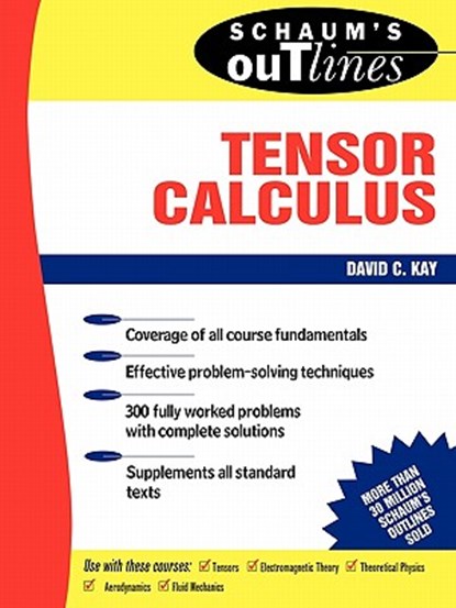 Schaum's Outline of Tensor Calculus, David Kay - Paperback - 9780070334847