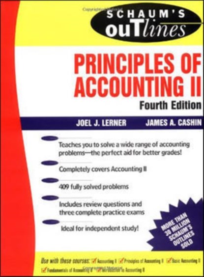 Schaum's Outline of Principles of Accounting II, Joel Lerner ; James Cashin - Paperback - 9780070375895