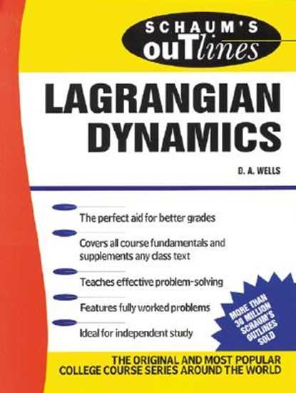 Schaum's Outline of Lagrangian Dynamics, Dare Wells - Paperback - 9780070692589