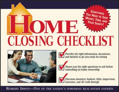 Home Closing Checklist, Robert Irwin - Paperback - 9780071409971