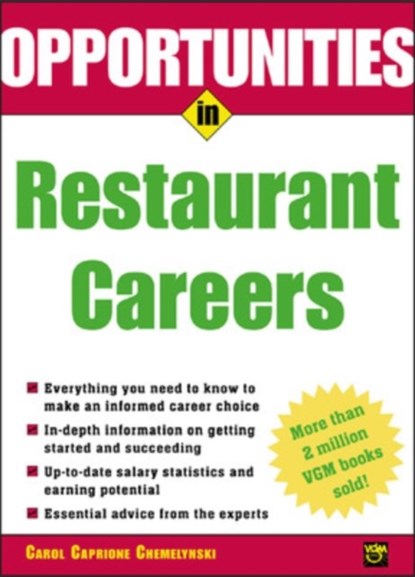 Opportunities in Restaurant Careers, Carol Chemelynski - Paperback - 9780071411653