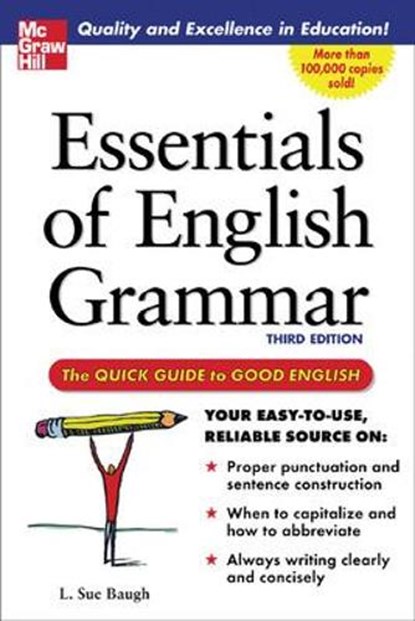 Essentials of English Grammar, L. Baugh - Paperback - 9780071457088