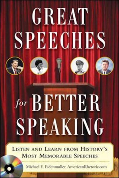 Great Speeches For Better Speaking (Book + Audio CD), EIDENMULLER,  Michael - Paperback - 9780071472296