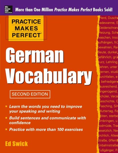 Practice Makes Perfect German Vocabulary, Ed Swick - Paperback - 9780071763011