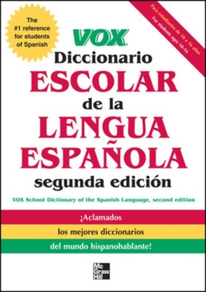 VOX Diccionario Escolar, Vox - Paperback - 9780071772235