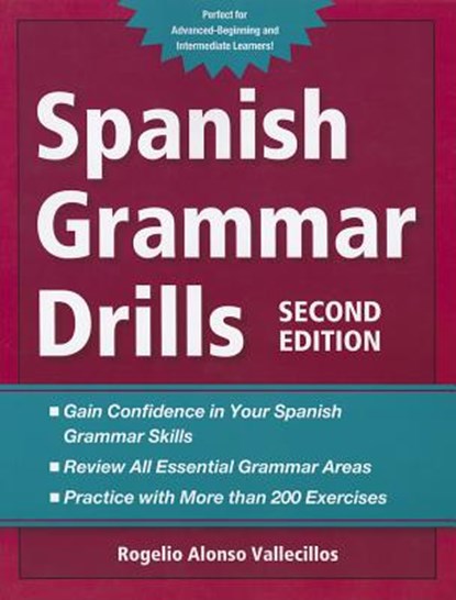 Spanish Grammar Drills, VALLECILLOS,  Rogelio - Paperback - 9780071789479