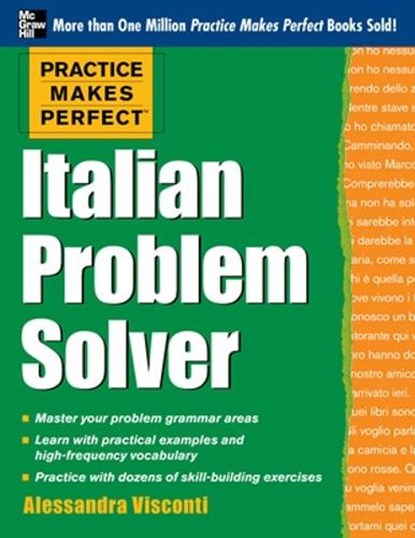 Practice Makes Perfect Italian Problem Solver, Alessandra Visconti - Paperback - 9780071791267