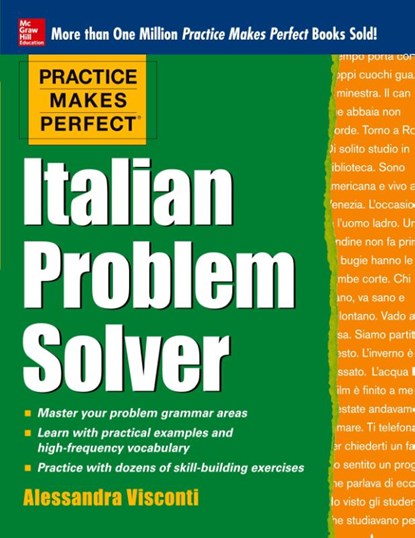 Practice Makes Perfect Italian Problem Solver, Alessandra Visconti - Paperback - 9780071791267