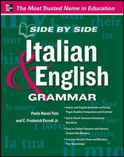 Side by Side Italian and English Grammar, Paola Nanni-Tate - Paperback - 9780071797337