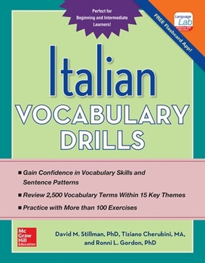Italian Vocabulary Drills, David Stillman ; Tiziano Cherubini ; Ronni Gordon - Paperback - 9780071823777