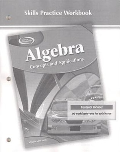 Algebra: Concepts and Applications, Skills Practice Workbook, McGraw Hill - Paperback - 9780078693113