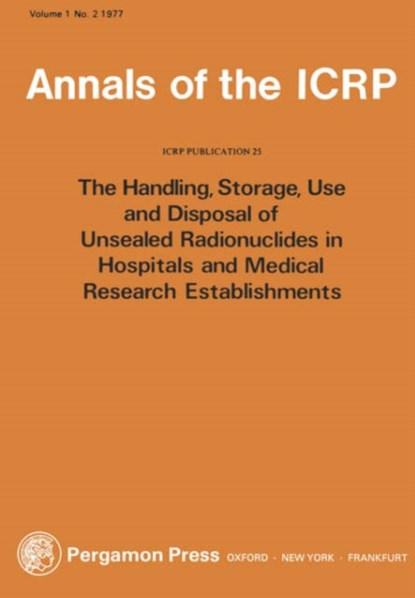 ICRP Publication 25, ICRP - Paperback - 9780080215105
