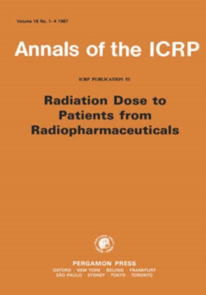 ICRP Publication 53, ICRP - Paperback - 9780080355917