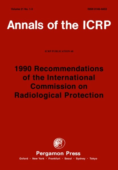 ICRP Publication 60, ICRP - Paperback - 9780080411446