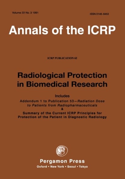 ICRP Publication 62, ICRP - Paperback - 9780080422039
