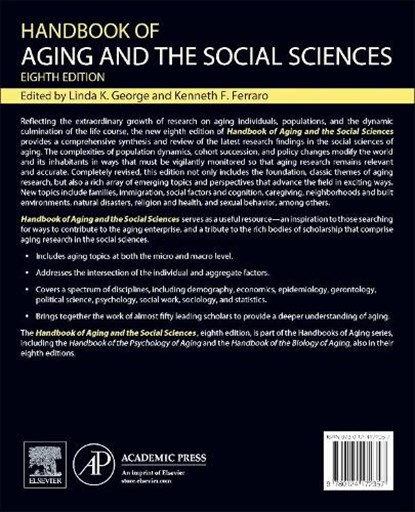 Handbook of Aging and the Social Sciences, niet bekend - Paperback - 9780124172357