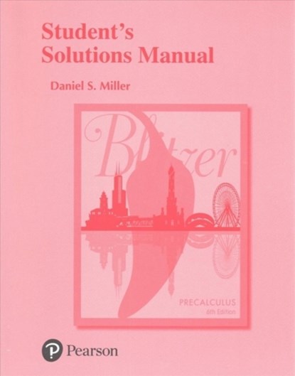Student's Solutions Manual for Precalculus, Robert Blitzer - Paperback - 9780134470030