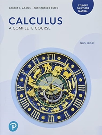 Student Solutions Manual for Calculus, Robert Adams ; Christopher Essex - Paperback - 9780135732533