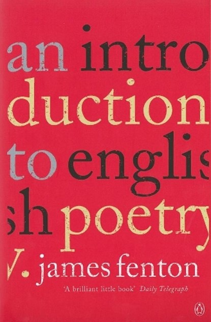 An Introduction to English Poetry, James Fenton - Paperback - 9780141004396