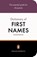 The Penguin Dictionary of First Names, David Pickering - Paperback - 9780141013985
