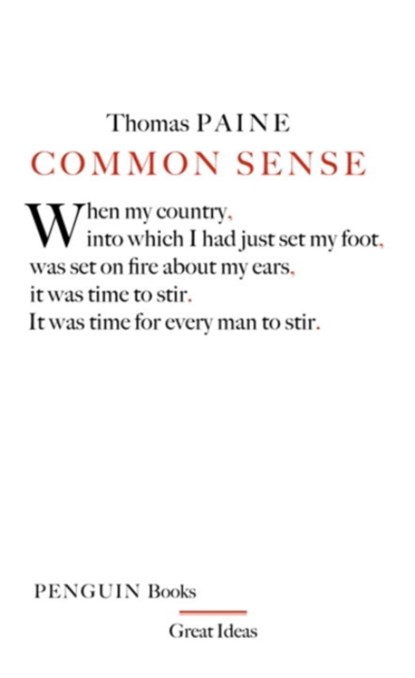 Common Sense, Thomas Paine - Paperback - 9780141018904