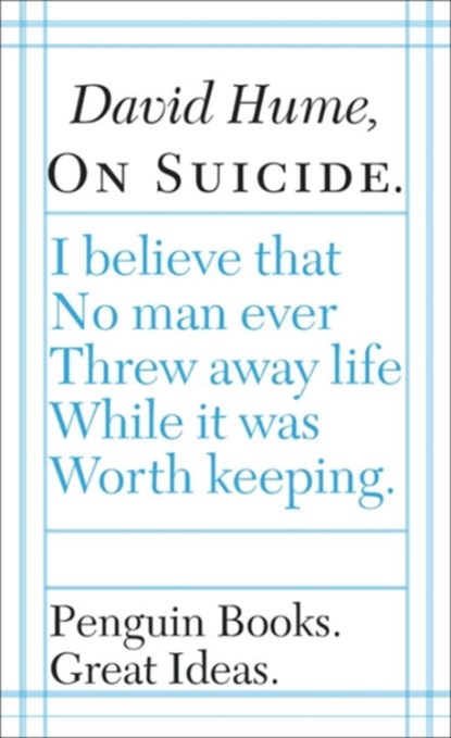 On Suicide, David Hume - Paperback - 9780141023953