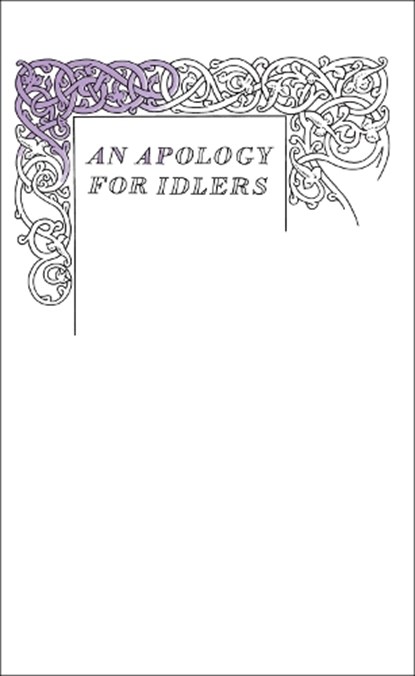 An Apology for Idlers, Robert Louis Stevenson - Paperback - 9780141043968