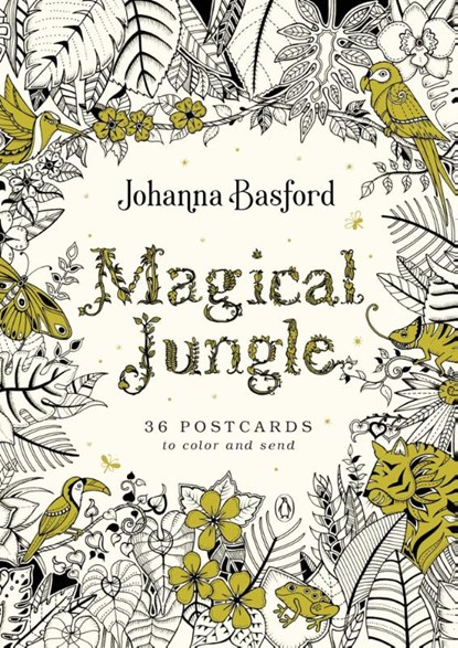 Basford, J: Magical Jungle: 36 Postcards to Color and Send, Johanna Basford - Paperback - 9780143131120