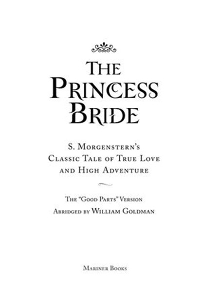 The Princess Bride, William Goldman - Ebook - 9780156035422