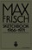 Sketchbook 1966-1971, Max Frisch - Paperback - 9780156827478