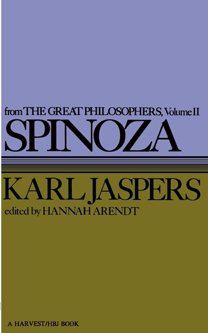 Spinoza, Karl Jaspers - Paperback - 9780156847308