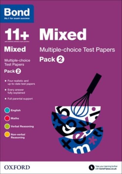 Bond 11+: Mixed: Multiple-choice Test Papers (for GL Assessment & other 11 plus exams), Frances Down ; Alison Primrose ; Sarah Lindsay ; Bond 11+ - Paperback - 9780192740823