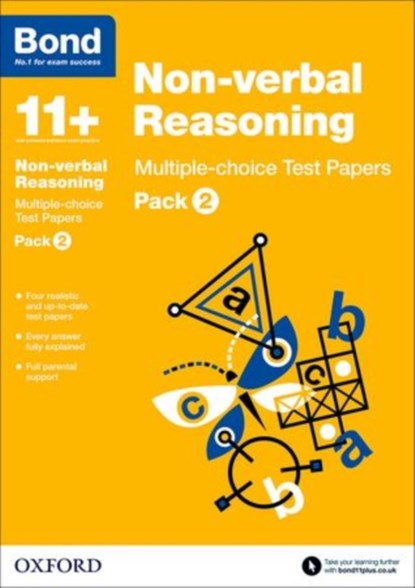 Bond 11+: Non-verbal Reasoning: Multiple-choice Test Papers: For 11+ GL assessment and Entrance Exams, Alison Primrose ; Bond 11+ - Paperback - 9780192740885