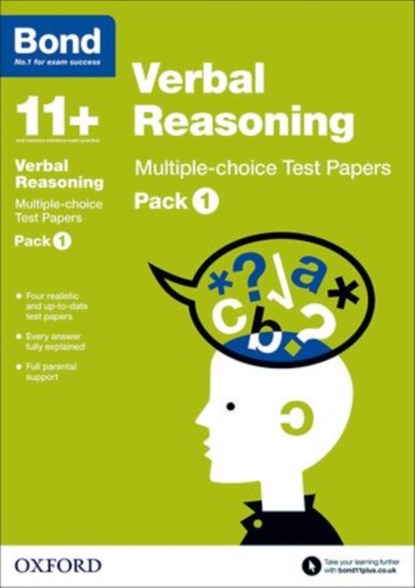 Bond 11+: Verbal Reasoning: Multiple-choice Test Papers (for GL Assessment & other 11 plus exams), Frances Down ; Bond 11+ - Paperback - 9780192740892