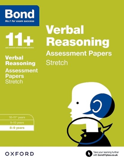 Bond 11+: Verbal Reasoning: Stretch Papers, J M Bond ; Bond 11+ - Paperback - 9780192742155