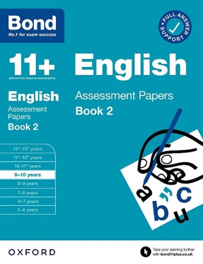 Bond 11+ English Assessment Papers 9-10 Years Book 2: For 11+ GL assessment and Entrance Exams, Bond 11+ - Paperback - 9780192777386