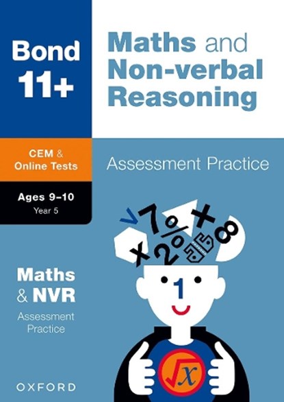 Bond 11+: Bond 11+ CEM Maths & Non-verbal Reasoning Assessment Practice 9-10 Years, Alison Primrose ; Bond 11+ - Paperback - 9780192779830