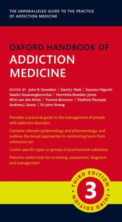 Oxford Handbook of Addiction Medicine, John Saunders ; Andrew Saxon ; John Strang ; David Nutt - Paperback - 9780192844088